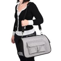 Flamingo Draagtas Amy Grijs