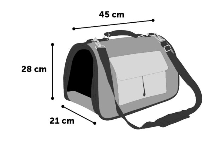 Flamingo Draagtas Amy Grijs