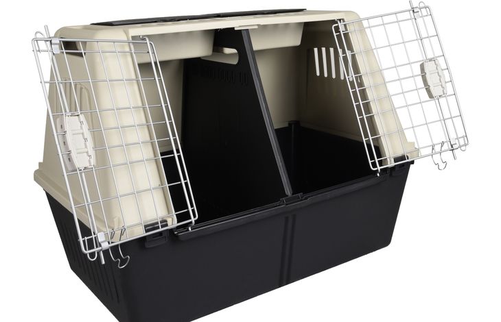 Flamingo Transportkooi Tripper Donkergrijs