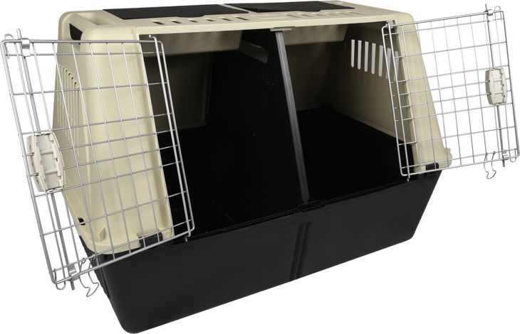 Flamingo Transportkooi Tripper Donkergrijs