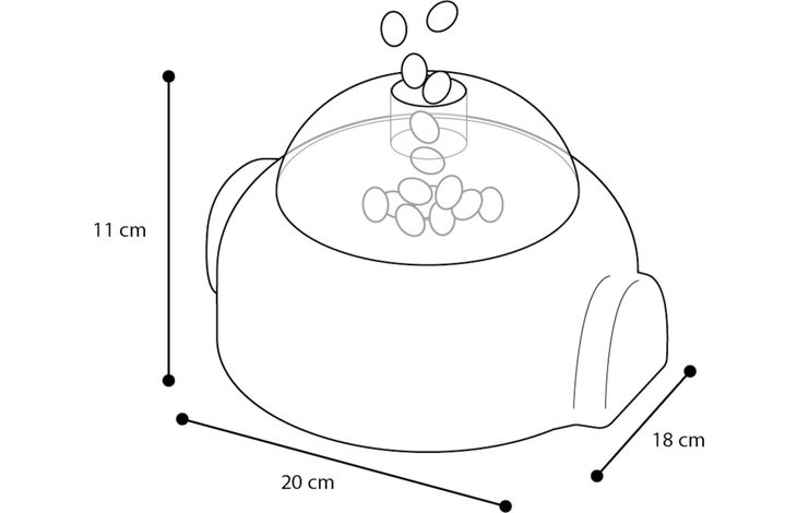 Flamingo Toy Poppy  White