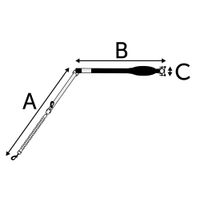 Flamingo Distance spacer for bikes Lance Black