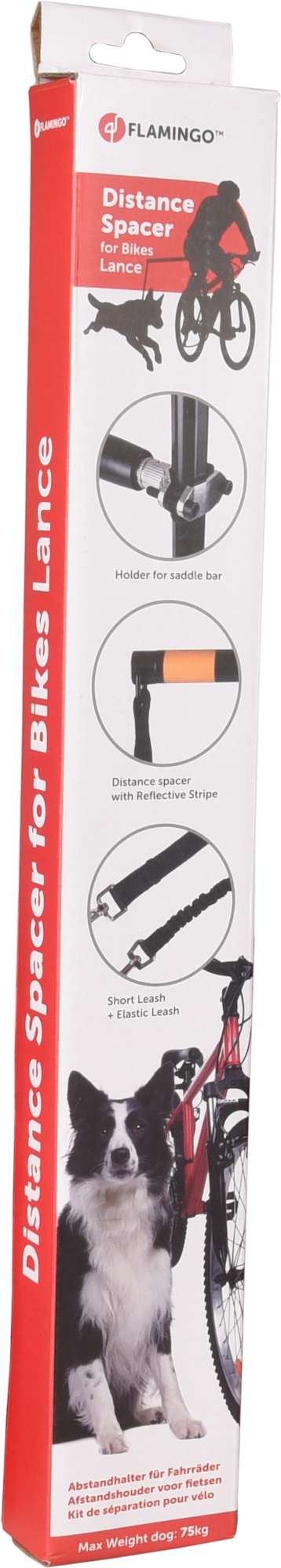 Flamingo Distance spacer for bikes Lance Black