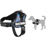 Harnas Pluto Blauw grid