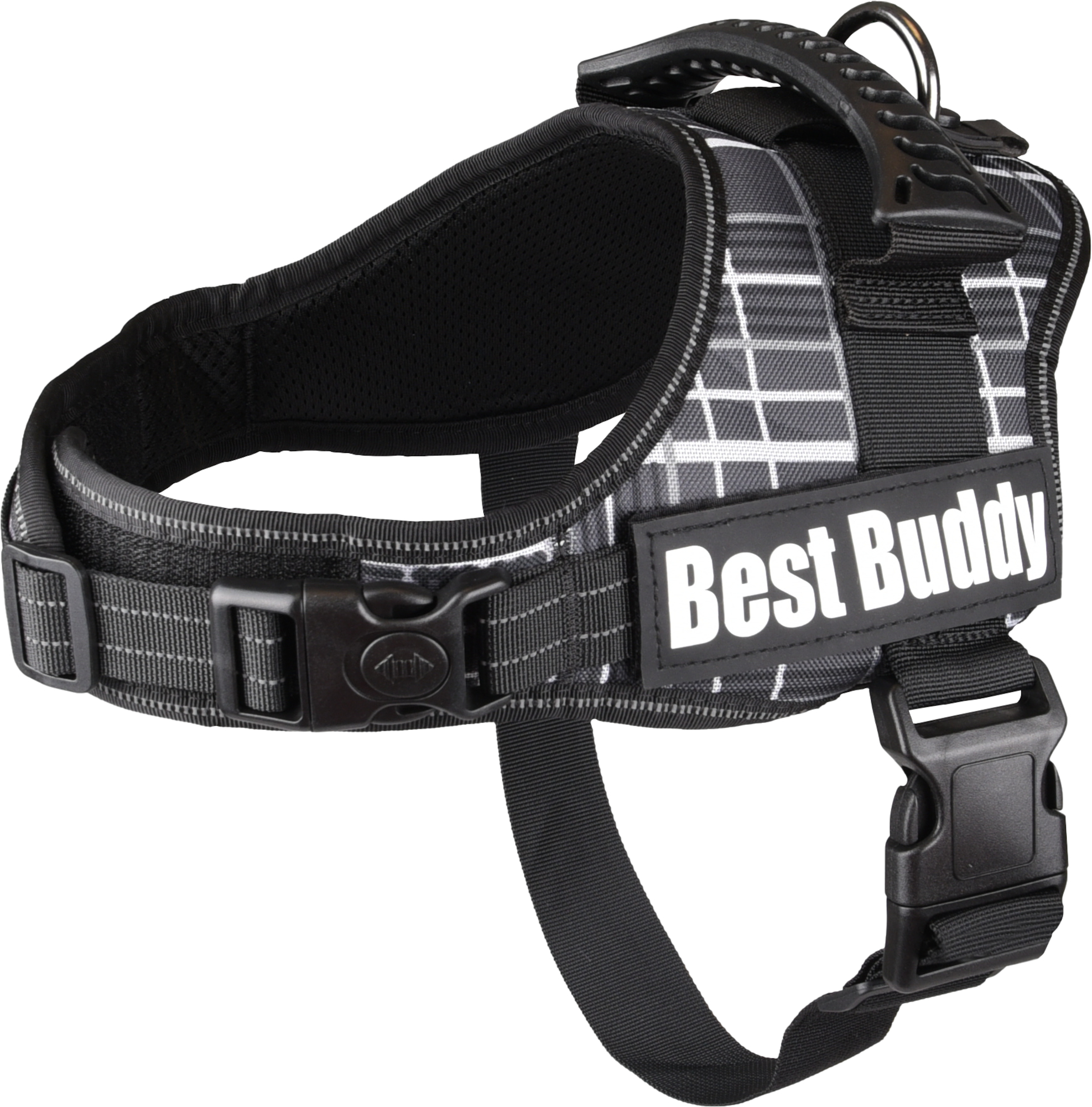 Flamingo Harnais Pluto Grille noir