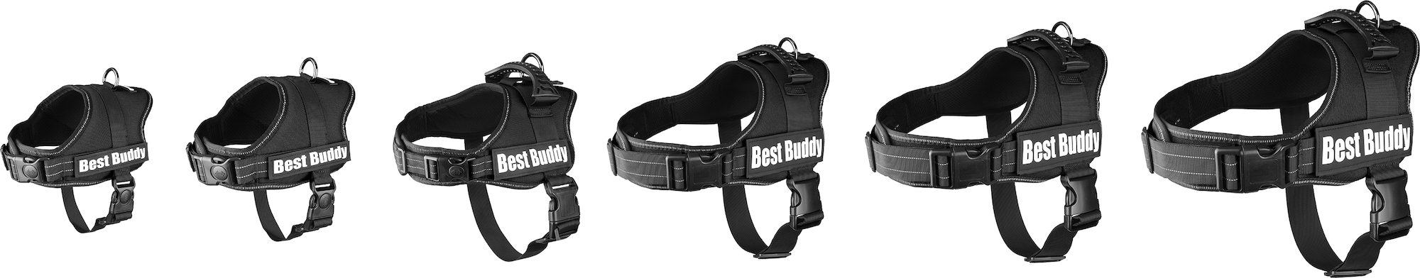 Flamingo Harnas Pluto Zwart