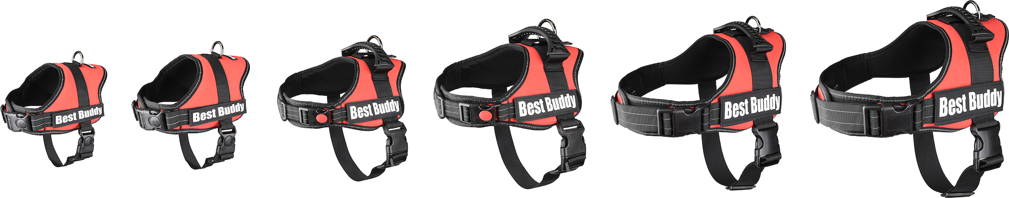 Flamingo Harnais Pluto Rouge