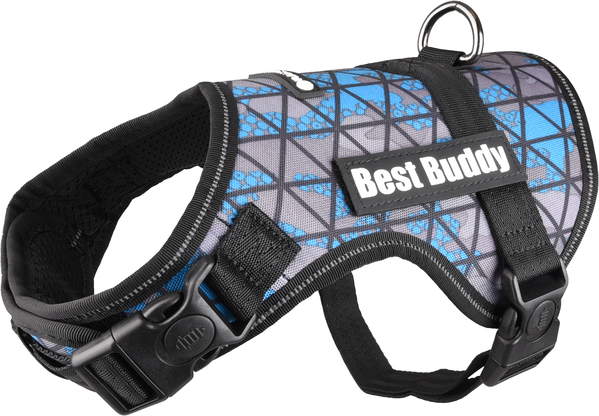 Flamingo Harness Uranus Blue grid