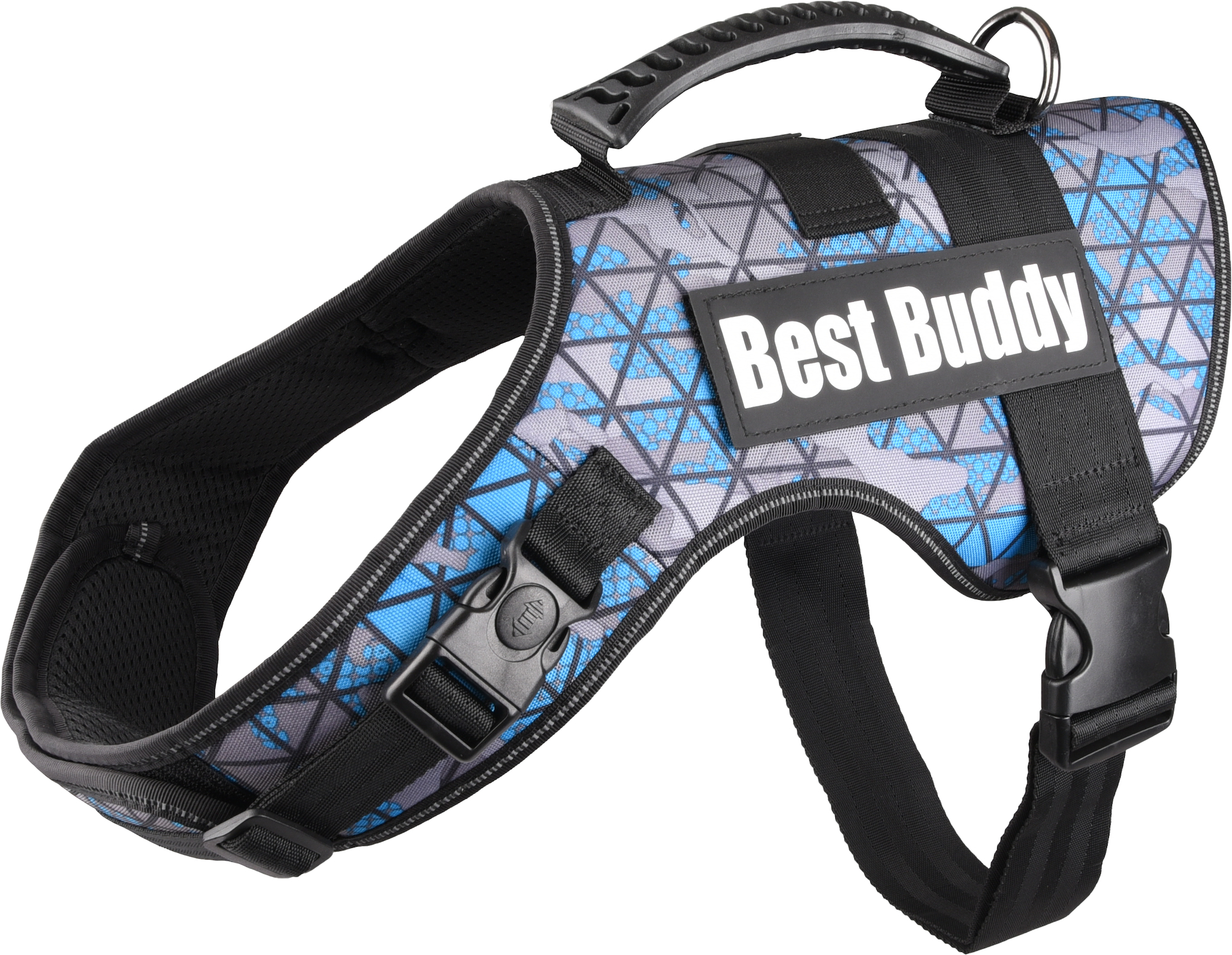 Flamingo Harness Uranus Blue grid