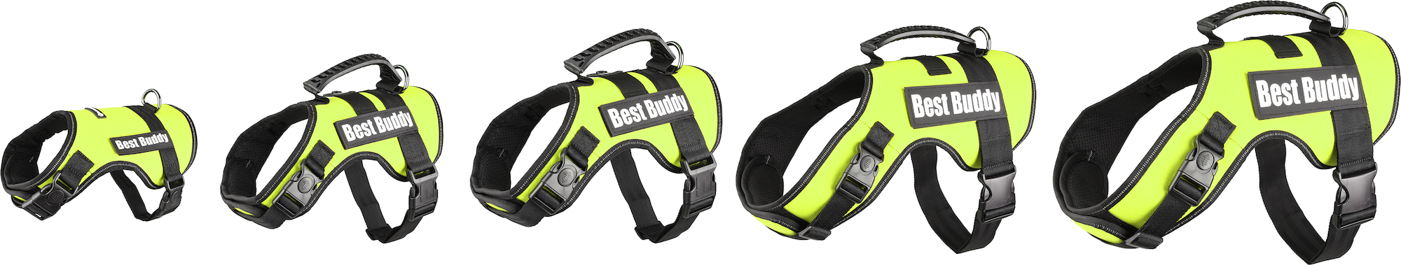 Flamingo Harness Uranus Fluo green