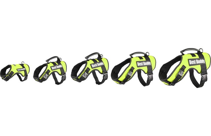 Flamingo Harness Uranus Fluo green