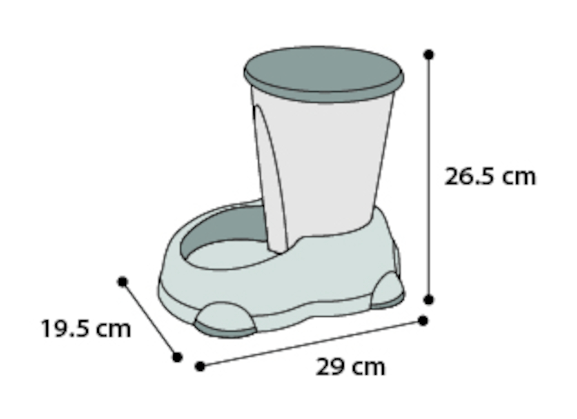 Flamingo Automatic water dispenser Mara Classic multiple colours