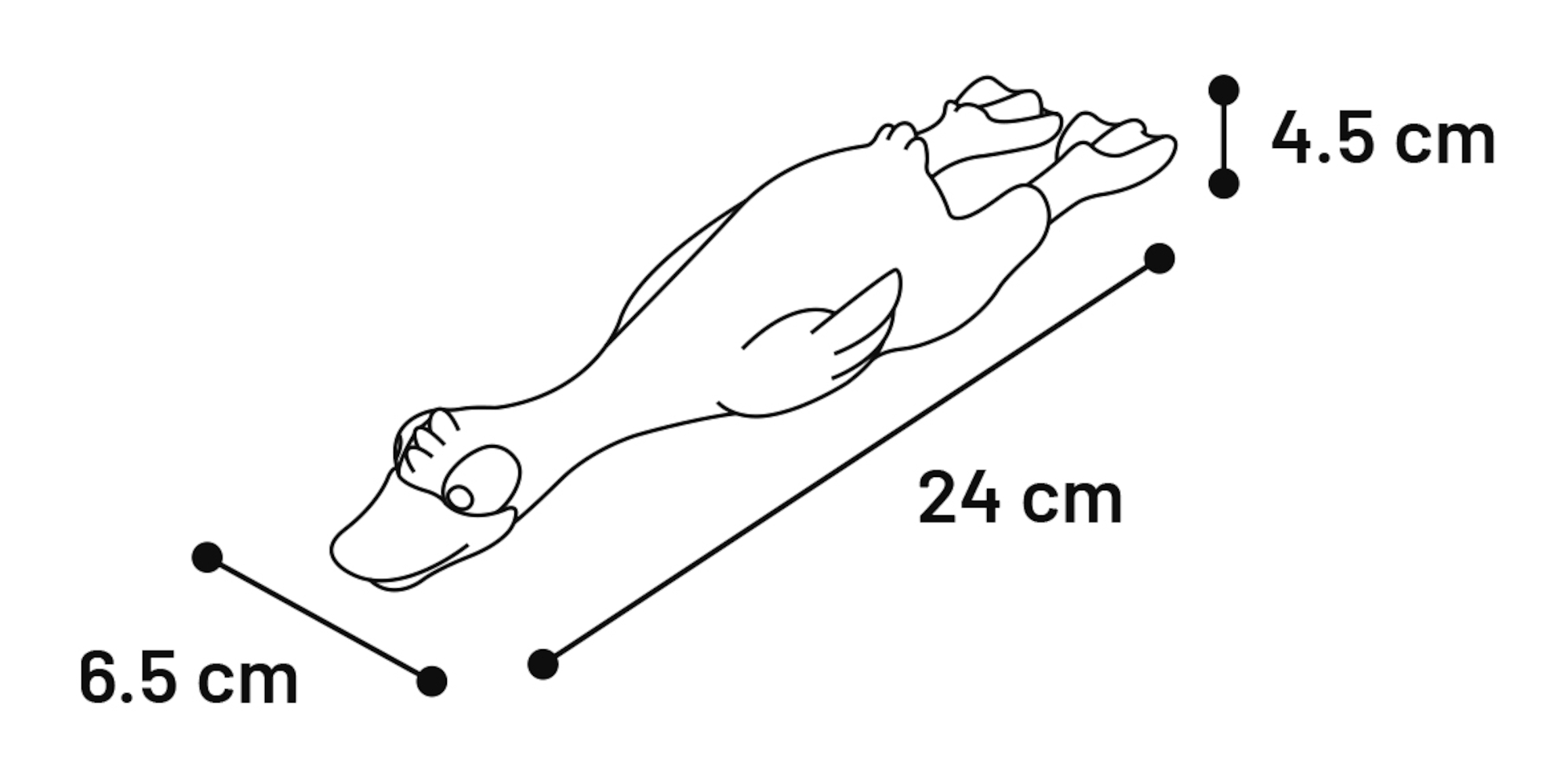 Flamingo Jouet Anka Canard Jaune