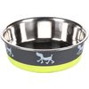 Eet- en drinkpot Silhouette Rond Grijs & Limoengroen & Zilver