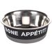 Eet- en drinkpot Bone Appetit Rond Zwart & Grijs & Zilver