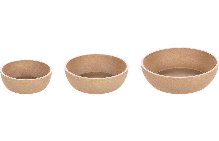 Flamingo Eet- en drinkpot Rimboe Rond Taupe