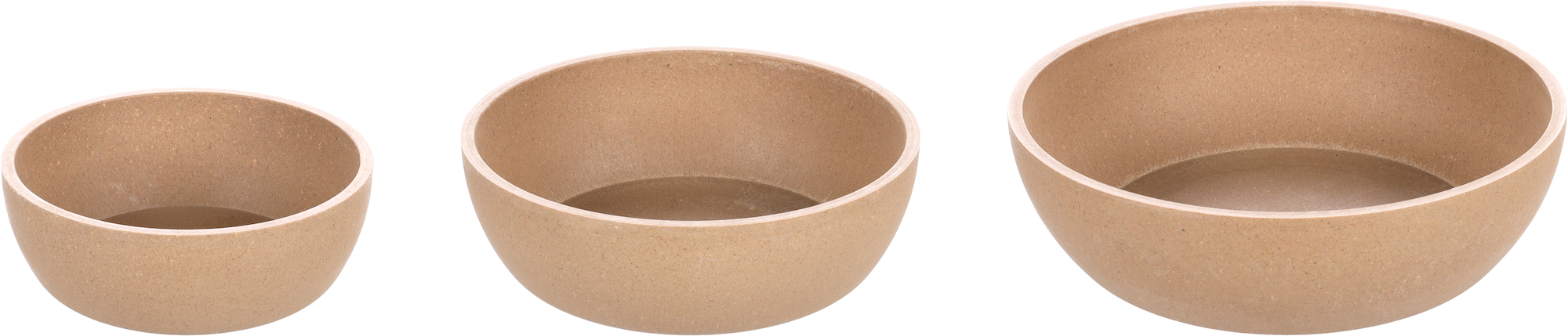 Flamingo Eet- en drinkpot Rimboe Rond Taupe