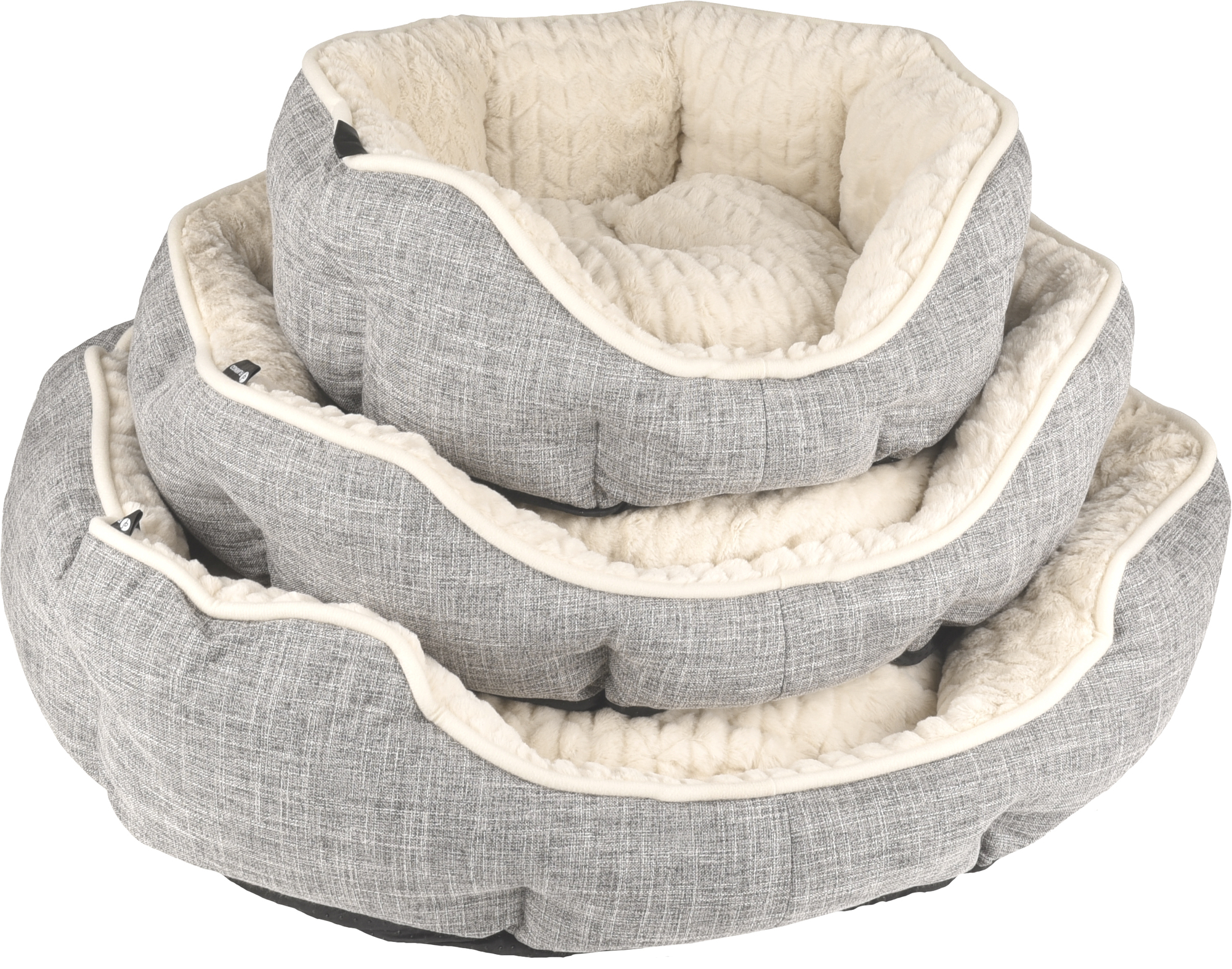 Flamingo Basket Zupo Octagon Grey