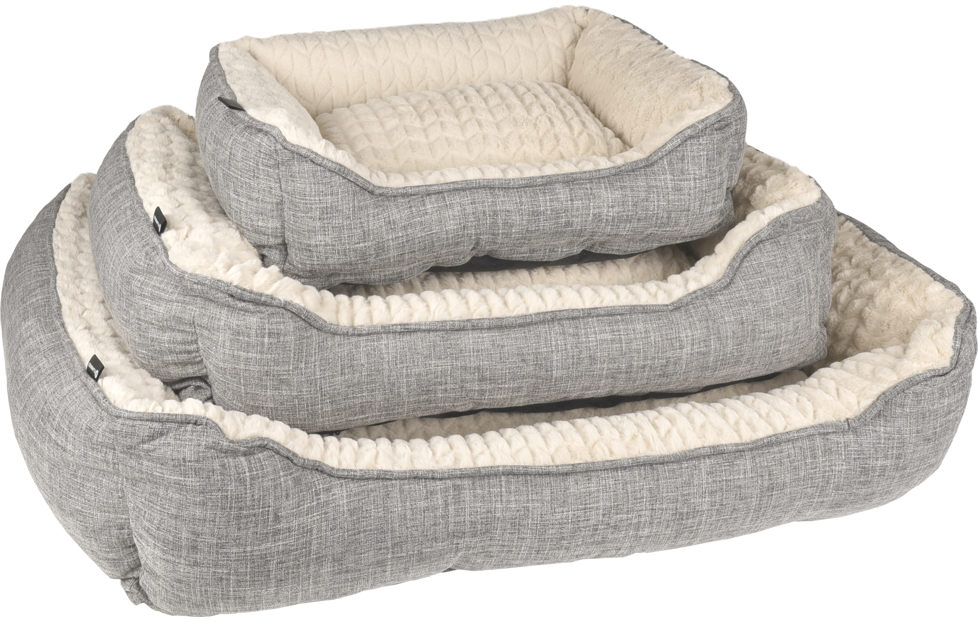 Flamingo Basket Zupo Rectangle Grey