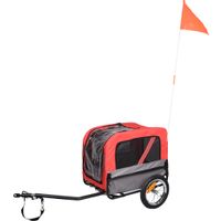 Flamingo Bicycle trailer Romero Red & Grey