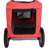 Flamingo Bicycle trailer Romero Red & Grey