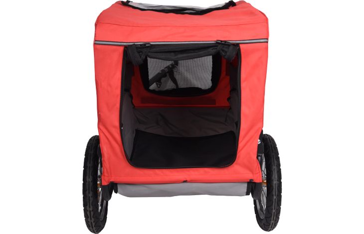 Flamingo Bicycle trailer Romero Red & Grey