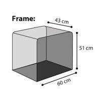 Flamingo Bicycle trailer Romero Red & Grey