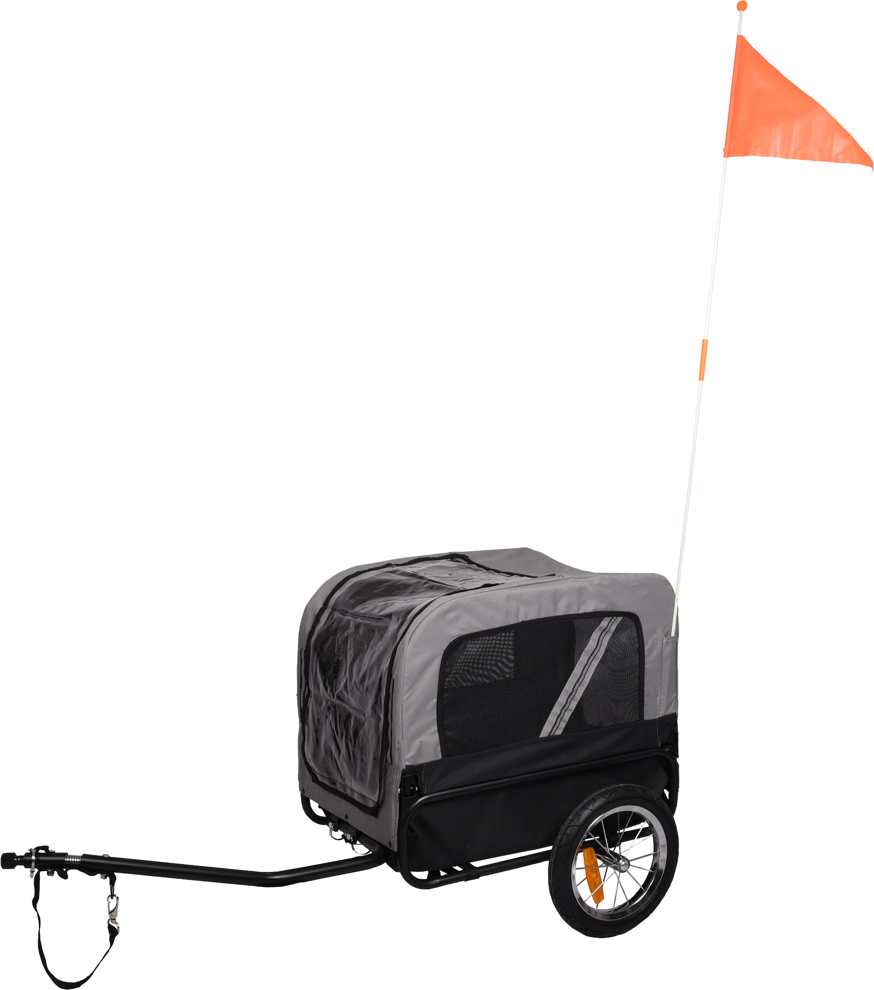 Flamingo Bicycle trailer Romero Grey & Black