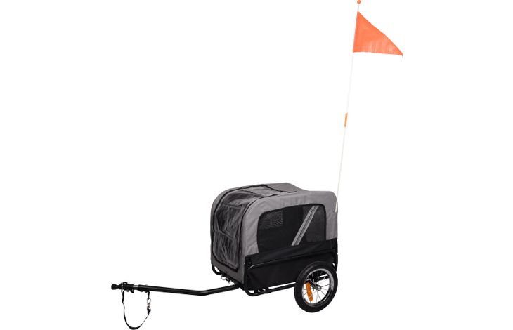 Flamingo Bicycle trailer Romero Grey & Black