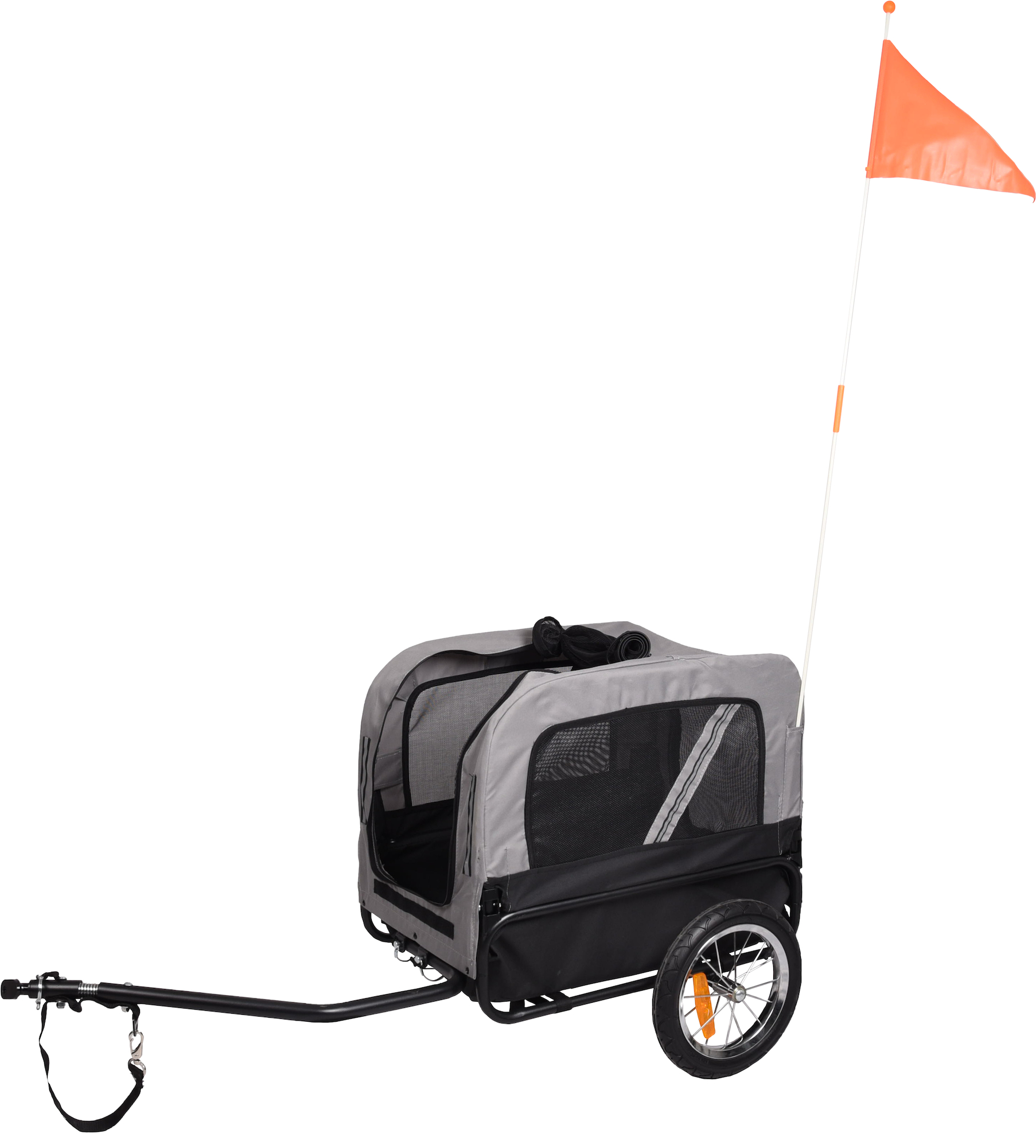 Flamingo Bicycle trailer Romero Grey & Black
