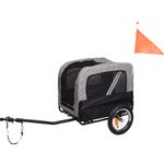 Bicycle trailer Romero Grey & Black