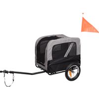 Flamingo Bicycle trailer Romero Grey & Black