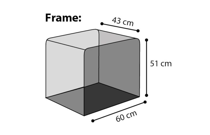 Flamingo Bicycle trailer Romero Grey & Black