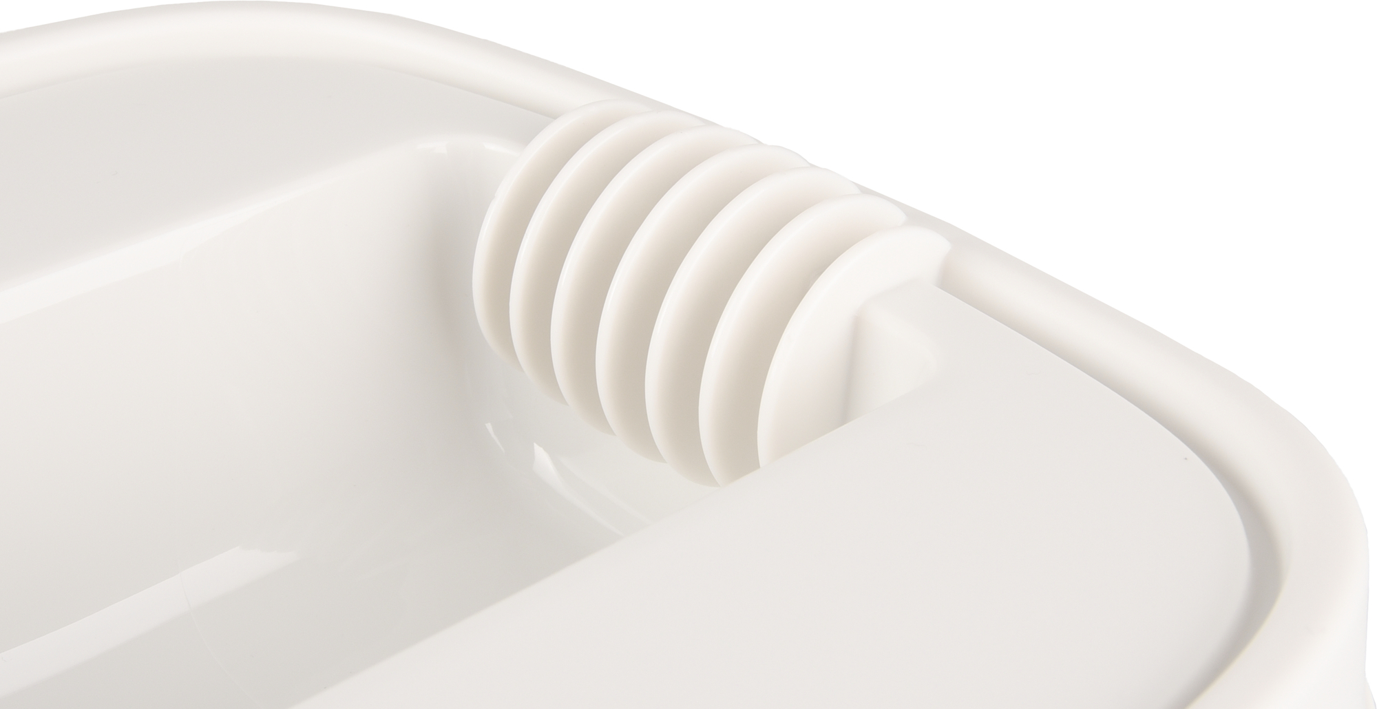 Flamingo Food container June Rectangle Taupe & White