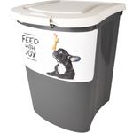 Food container Pria Rectangle Grey