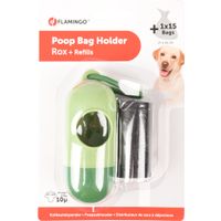 Flamingo Kotbeutelspender Rox Grün