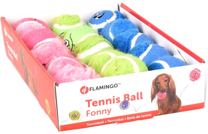 Flamingo Toy Fonny Tennis ball Multiple colours