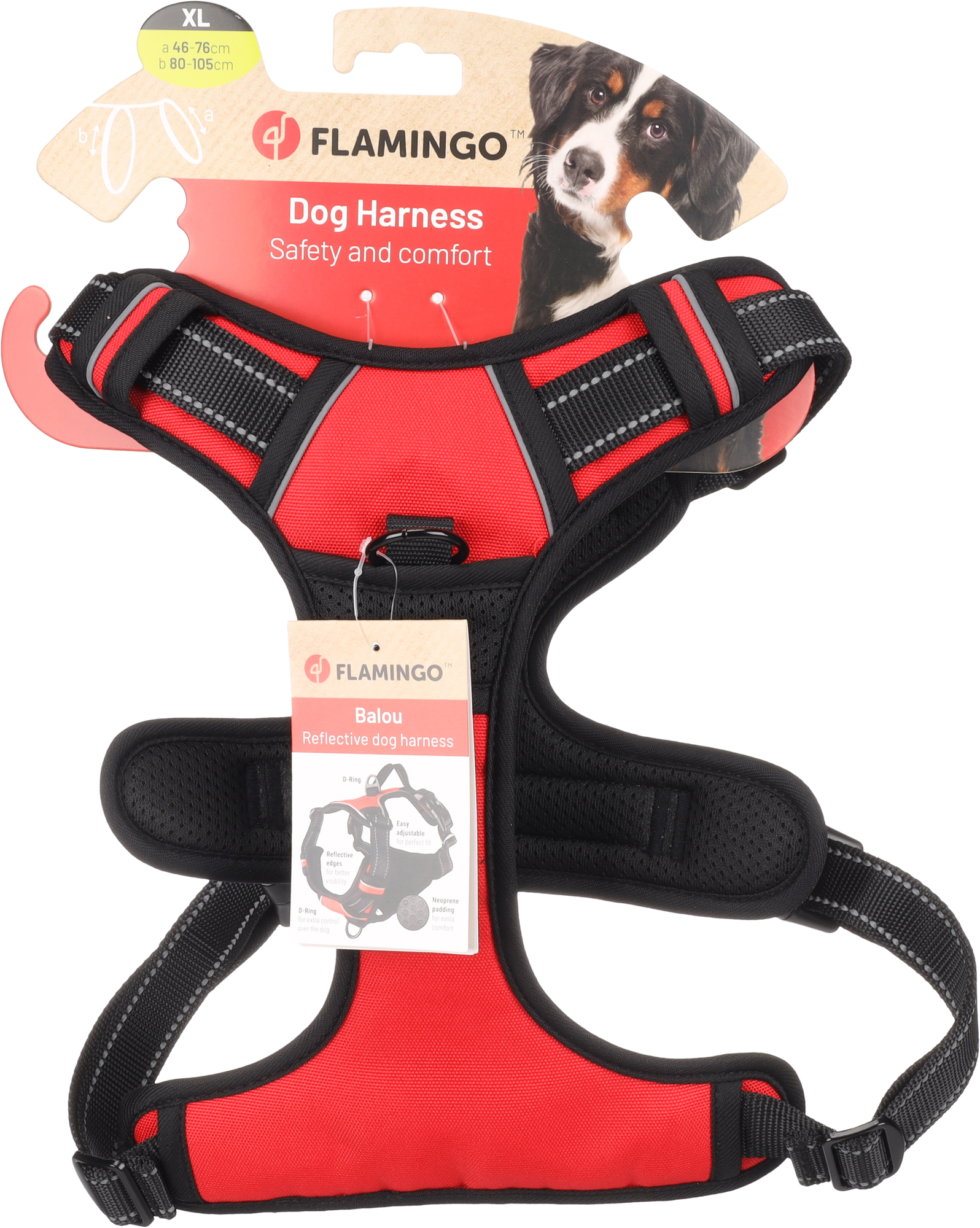 Flamingo Harness Balou Red