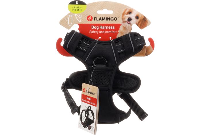 Flamingo Harnas Balou Zwart