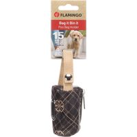 Flamingo Distributeur pour sacs à déjections Vito Brun