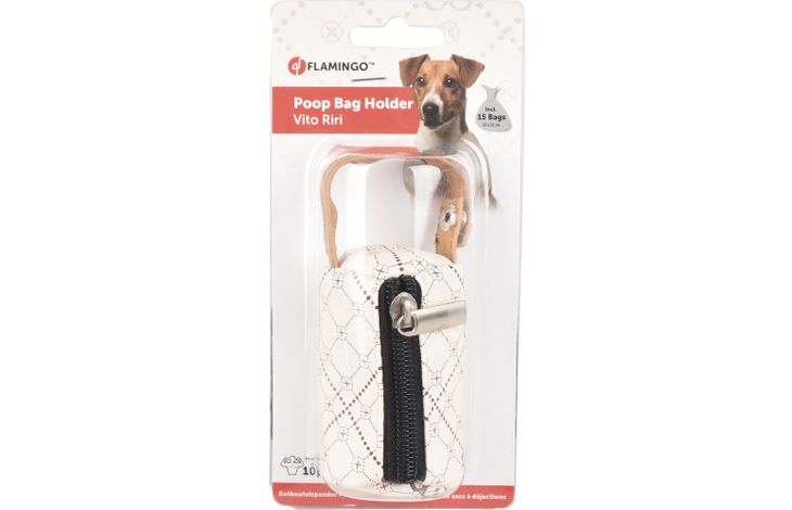 Flamingo Poepzakhouder Vito Beige