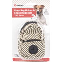 Flamingo Snackspender mit Kotbeutelspender Twil Braun