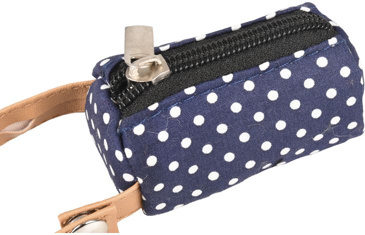 Flamingo Distributeur pour sacs à déjections Dot Bleu