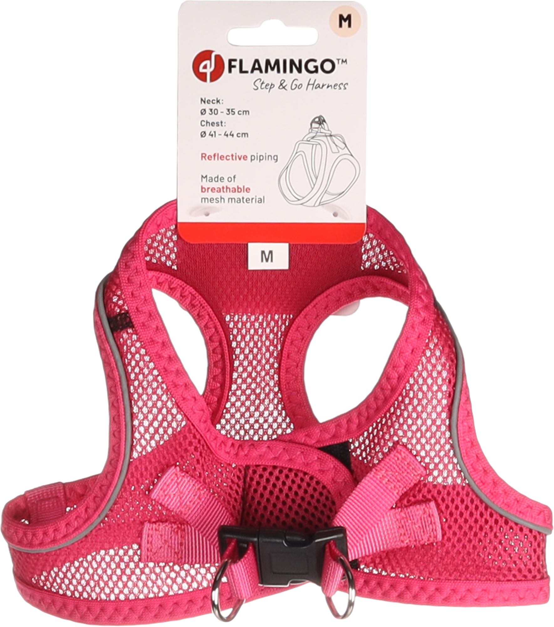 Flamingo Harness Step&Go Bento Pink