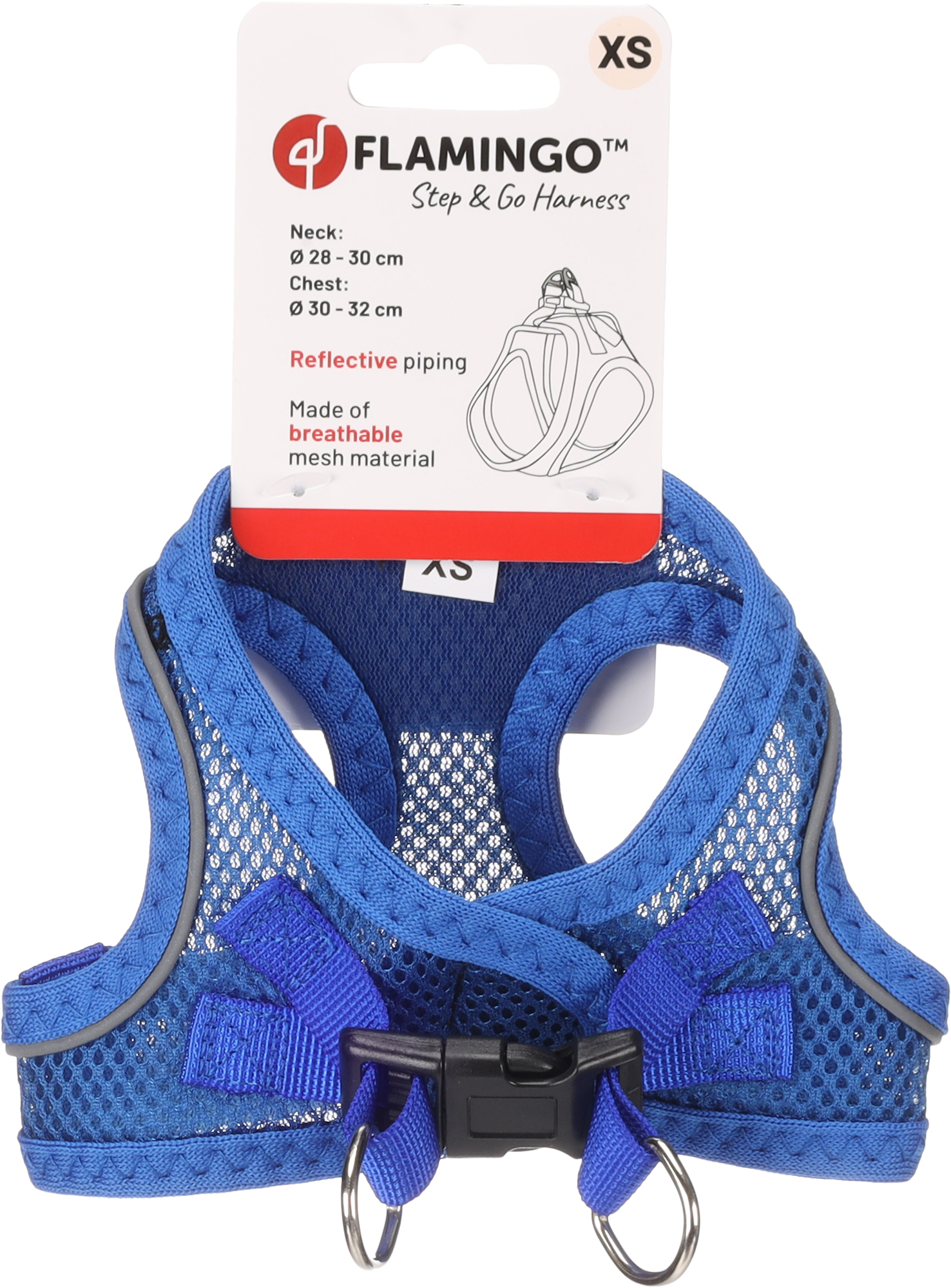 Flamingo Harness Step&Go Bento Blue