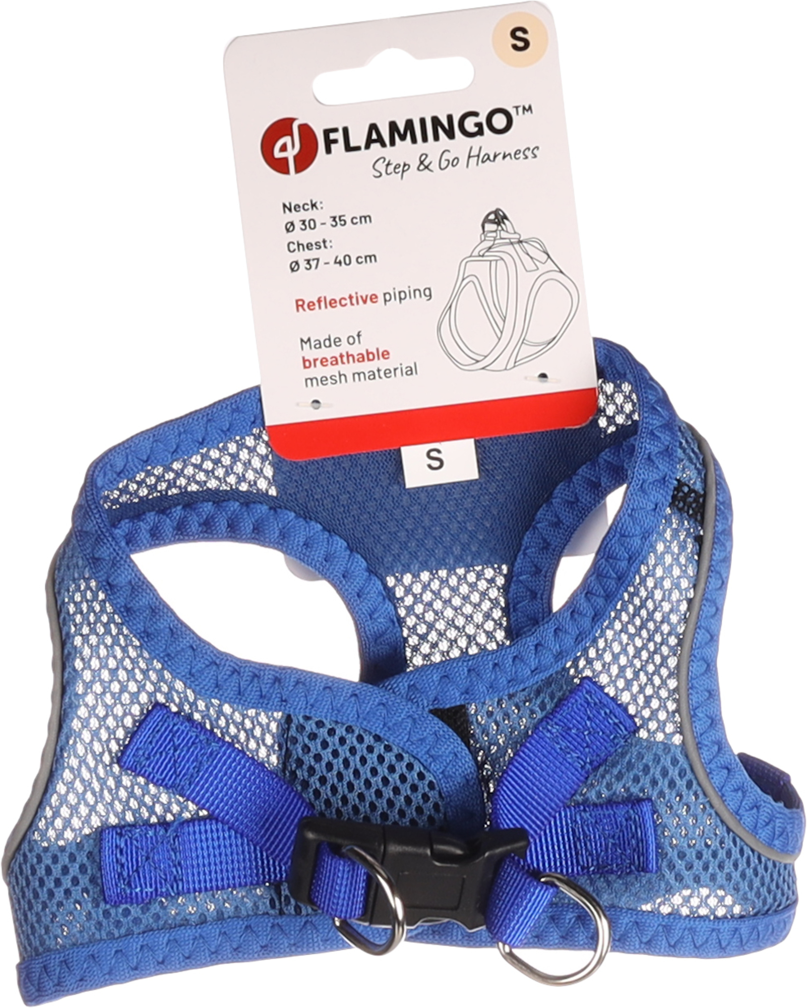 Flamingo Harness Step&Go Bento Blue