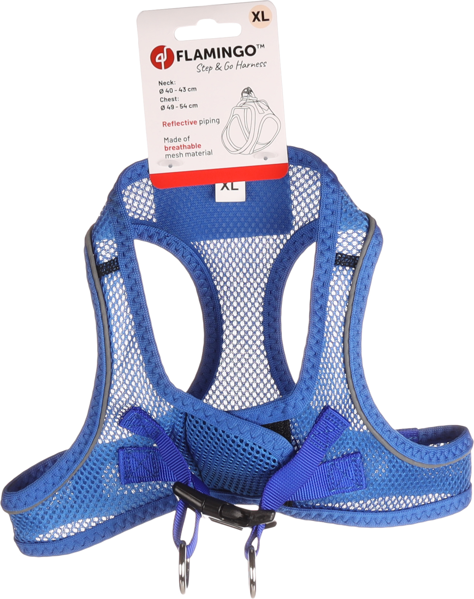 Flamingo Harness Step&Go Bento Blue
