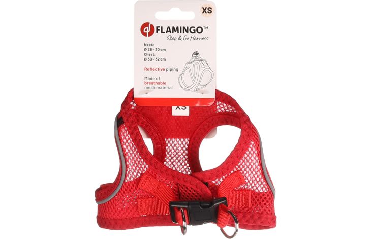 Flamingo Harnas Step&Go Bento Rood
