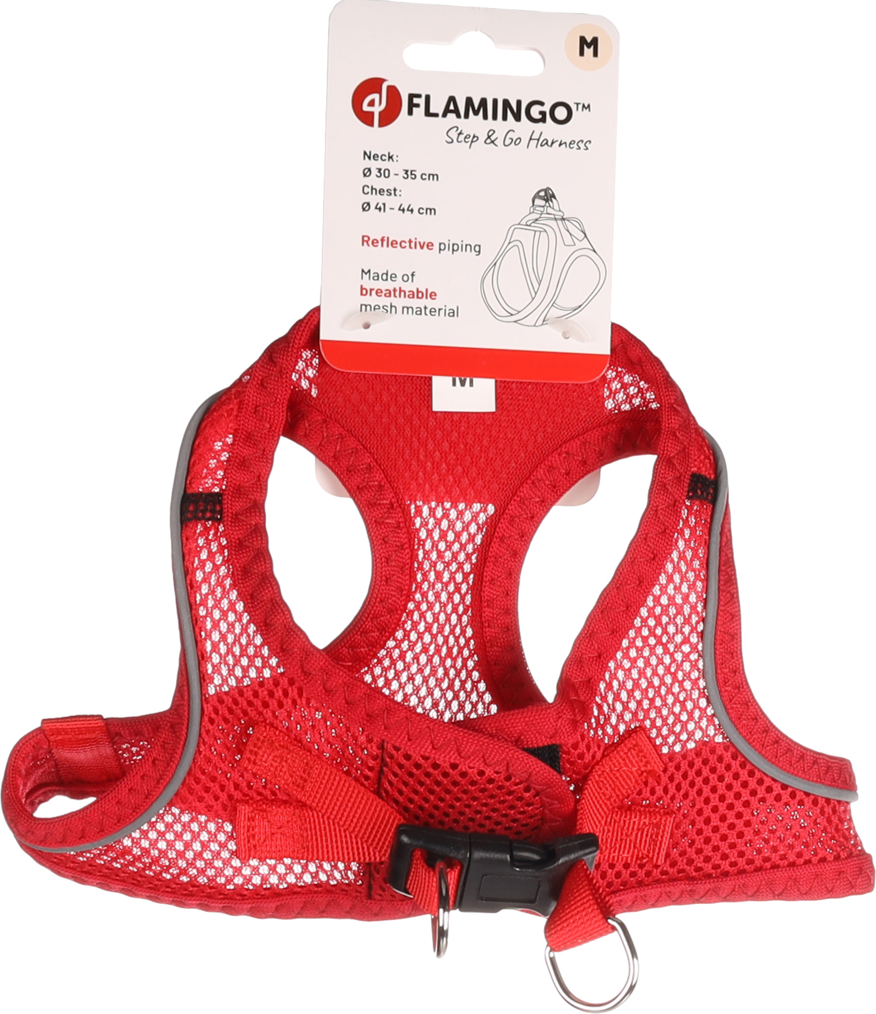 Flamingo Harness Step&Go Bento Red