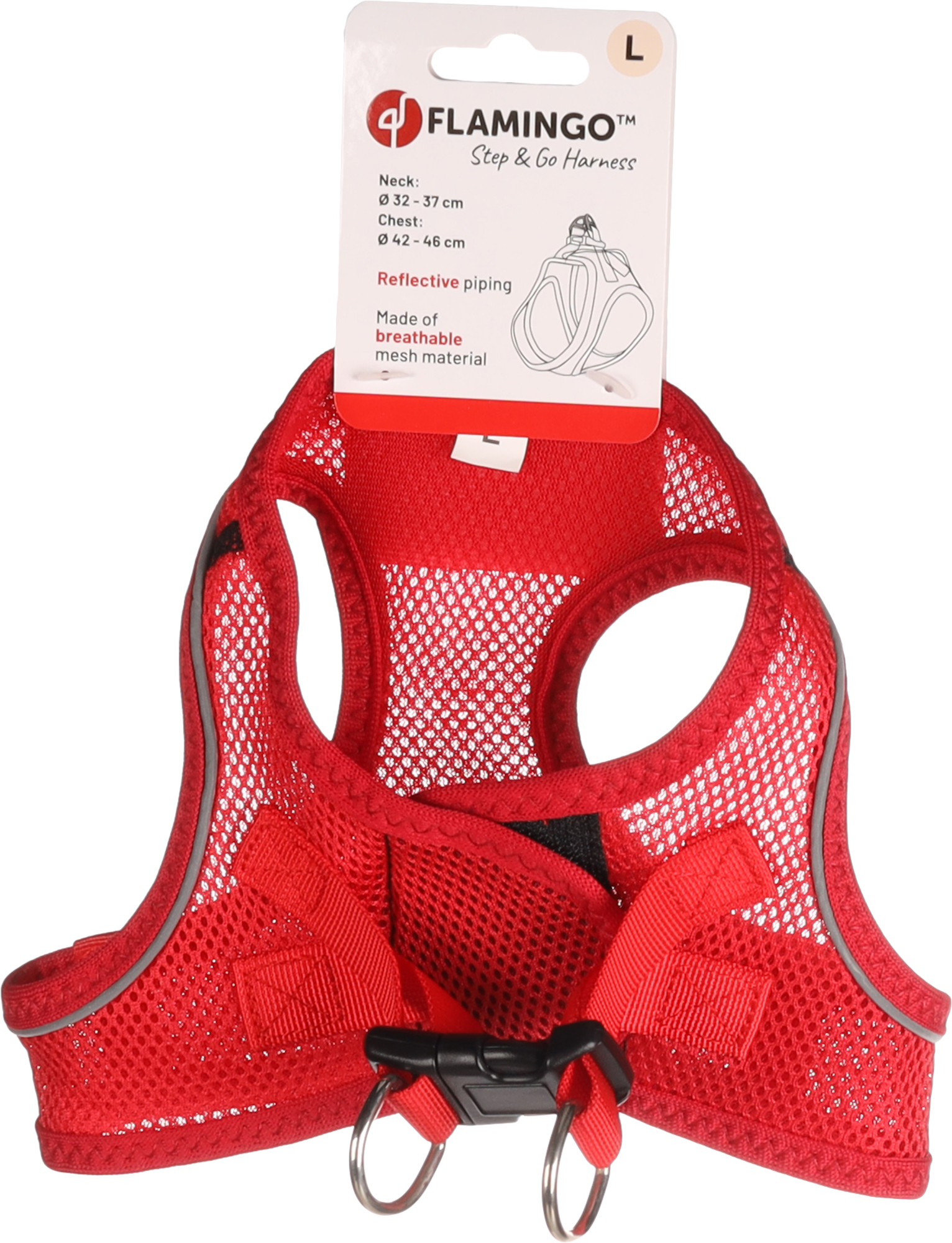 Flamingo Harness Step&Go Bento Red